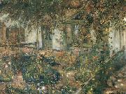 Lovis Corinth Bluhender Bauerngarten oil painting